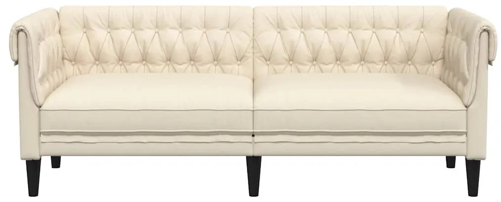 Sofá chesterfield 3 lugares linho