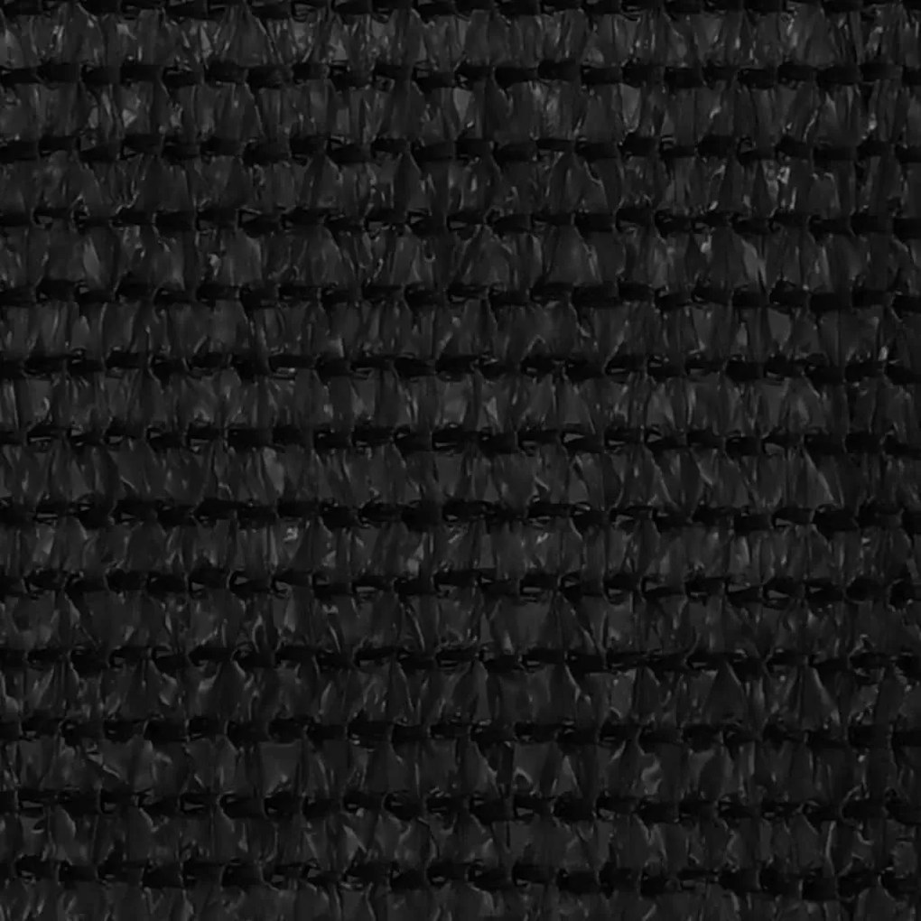 Tela de varanda 120x500 cm PEAD preto