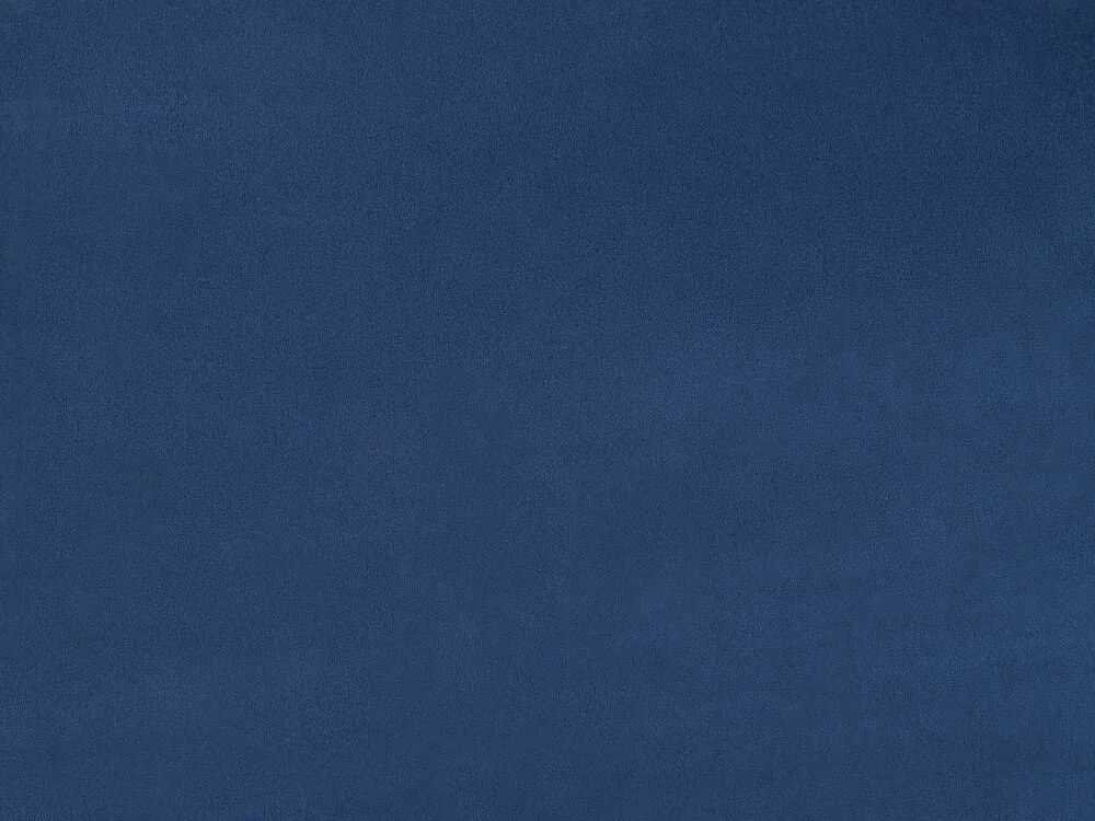 Sofá de canto em veludo azul à direita VINTERBRO Beliani