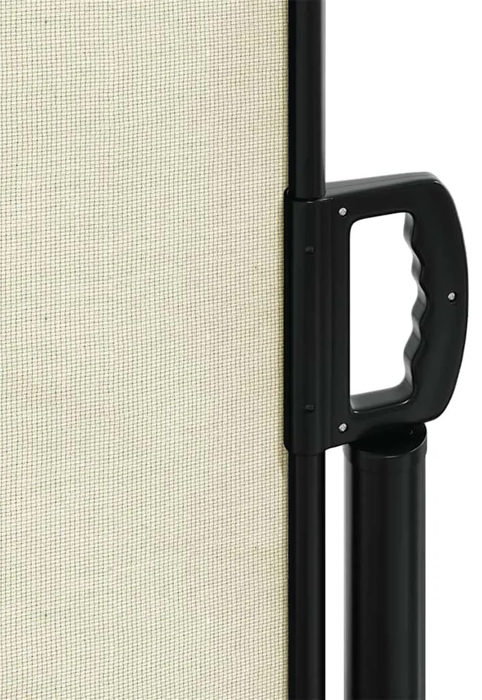 Toldo lateral retrátil 100x300 cm cor creme