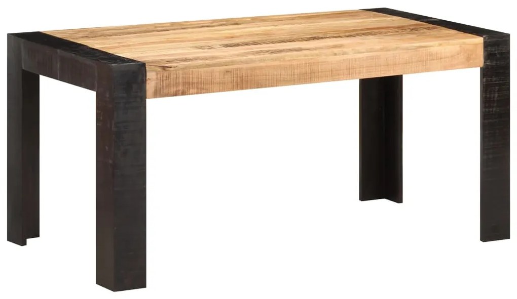 Mesa de jantar 160x80x76 cm madeira mangueira maciça