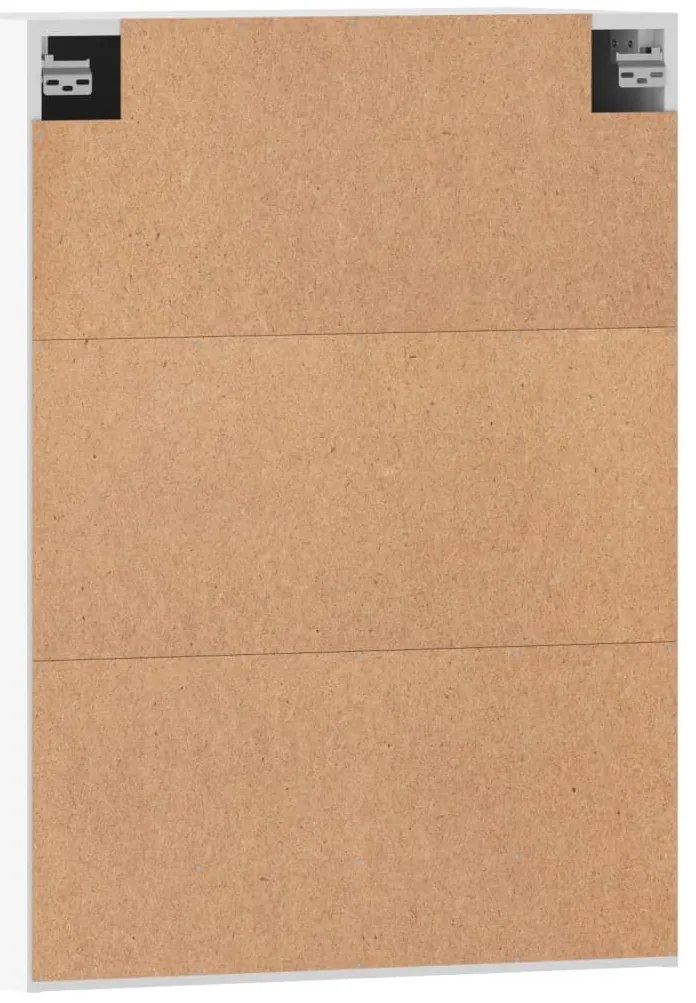 Móveis de parede 2 pcs derivados de madeira branco