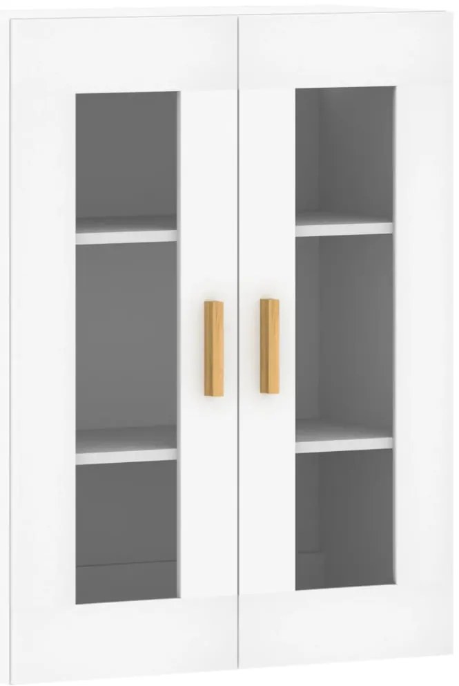 Móveis de parede 2 pcs derivados de madeira branco