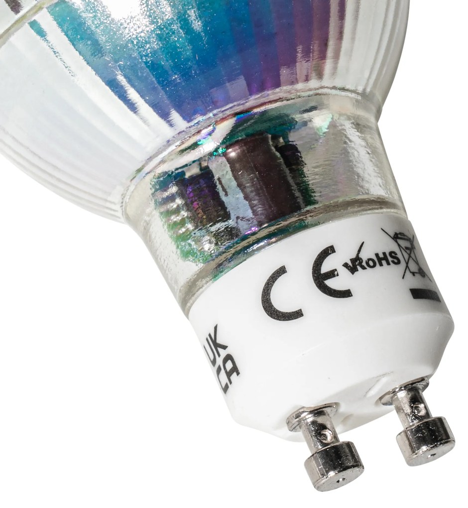 Conjunto de 5 Lâmpadas LED GU10 Reguláveis em 3 Níveis 6W 460 lm 2000 - 6000K