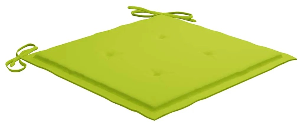 Cadeiras de exterior dobráveis 8pcs c/ almofadões acácia maciça