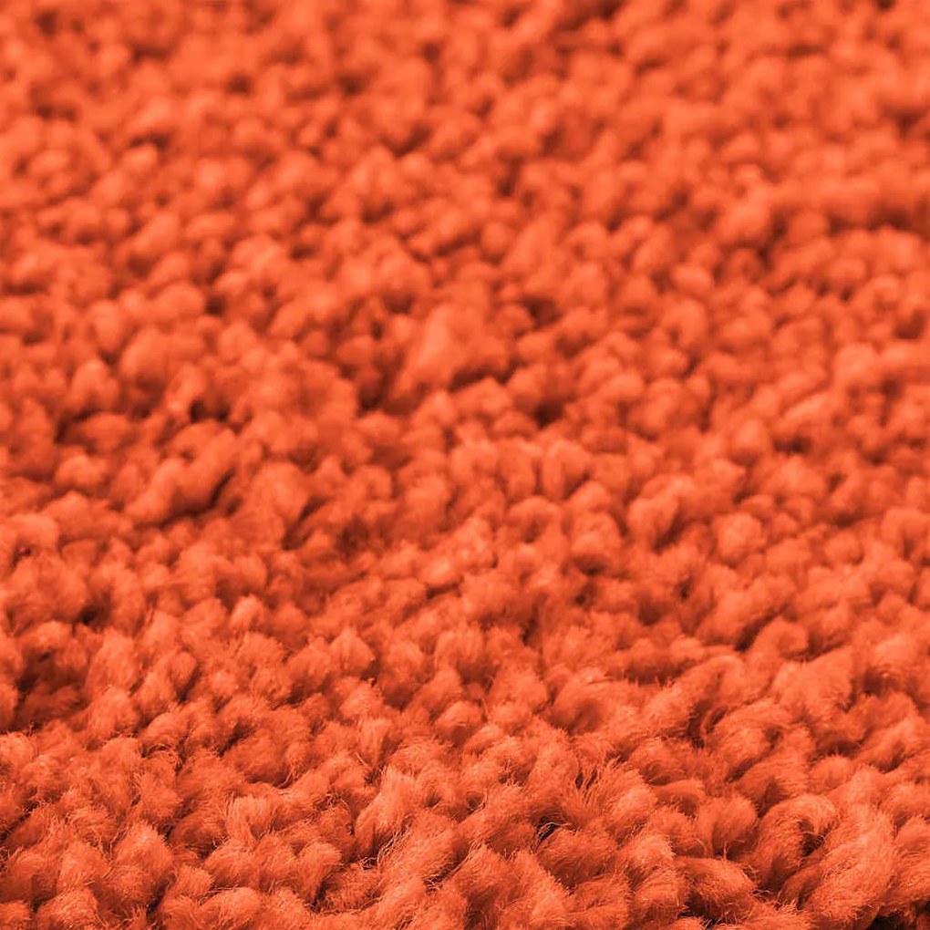 Tapete de Banho Retangular Laranja 60x90 cm Polipropileno Antiderrapan