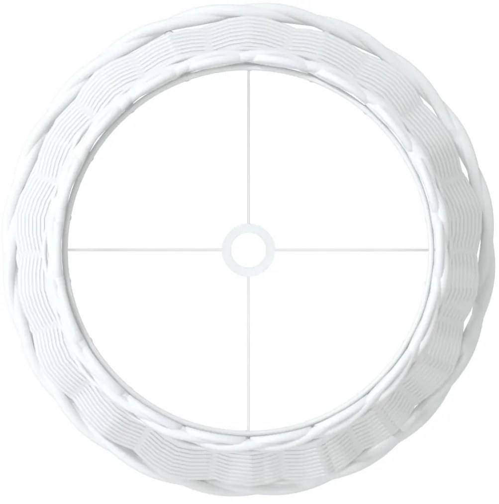 Abajur Ø25x17 cm vime branco