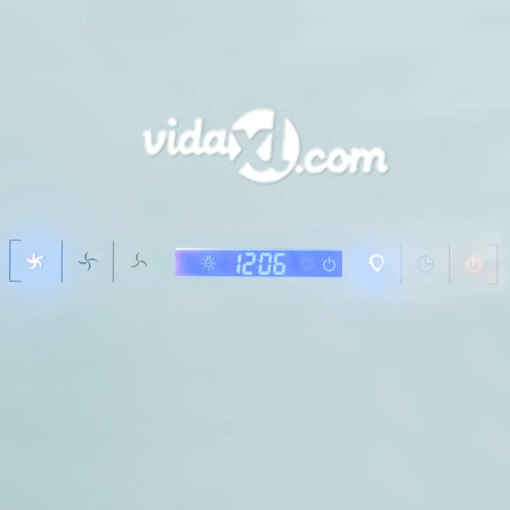 Exaustor 600 mm vidro temperado branco