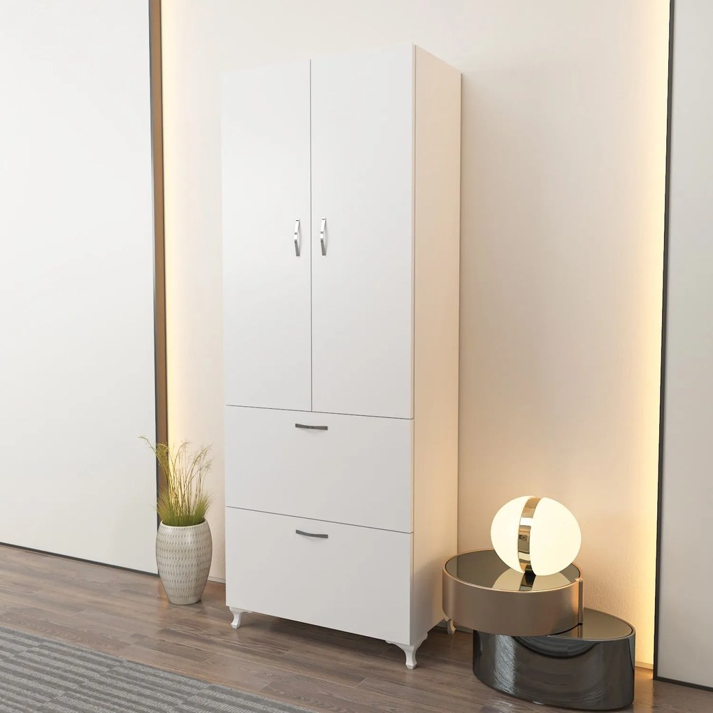 Armário Multiusos Yaşam – Branco – 60 cm x 163,6 cm x 31,5 cm