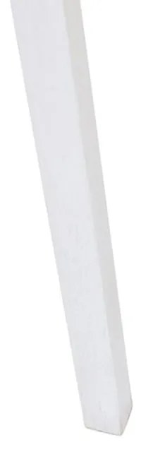 Tripé moderno branco com abajur de linho bege 45 cm - Tripod Classic