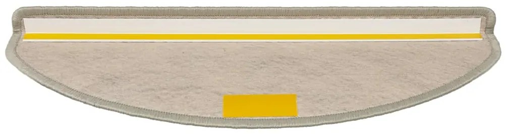 Tapetes escada adesivos aspeto sisal 30 pcs verde-claro