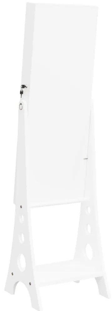 Armário espelhado para joias independente c/ luzes LED branco