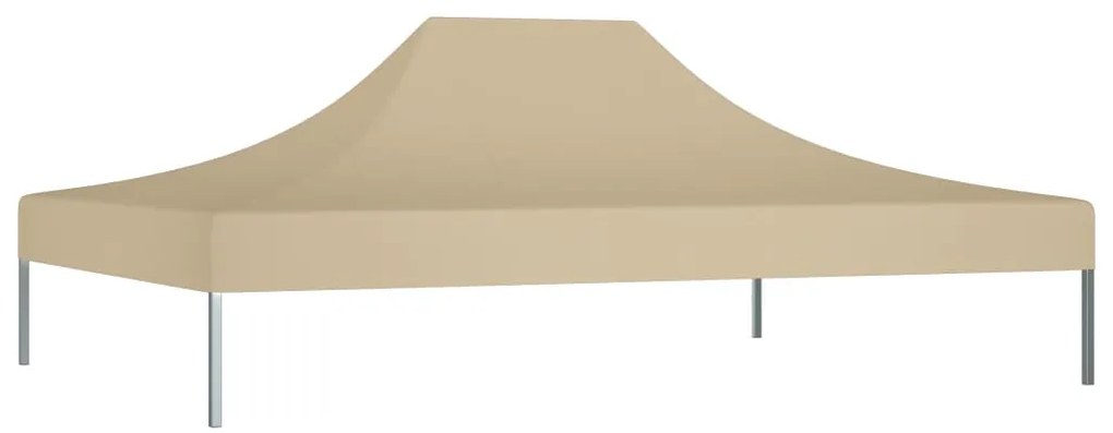 Teto para tenda de festas 4x3 m 270 g/m² bege
