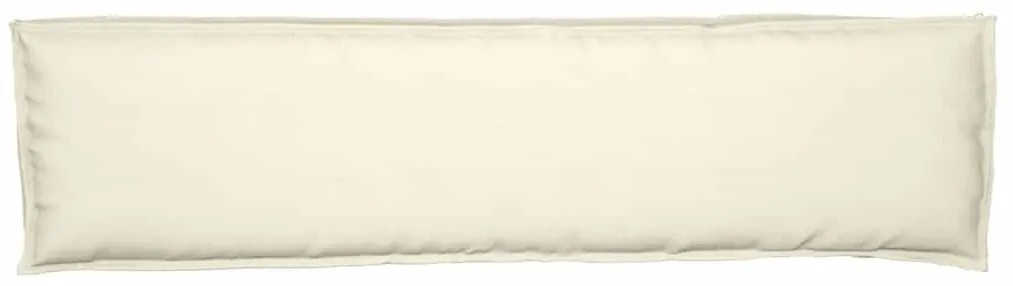 Cushions de Palete para Banco 2 pcs Creme 150x40x8 cm Tecido Oxford