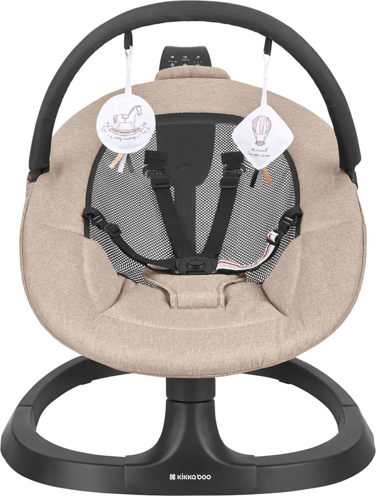 Cadeira Balanço elétrica para bebés Zazu Bege