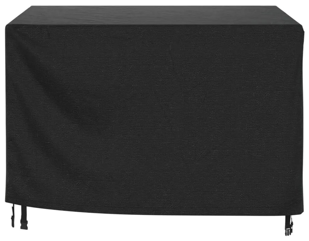 Capa p/ mobiliário jardim 135x135x90 cm impermeável 420D preto