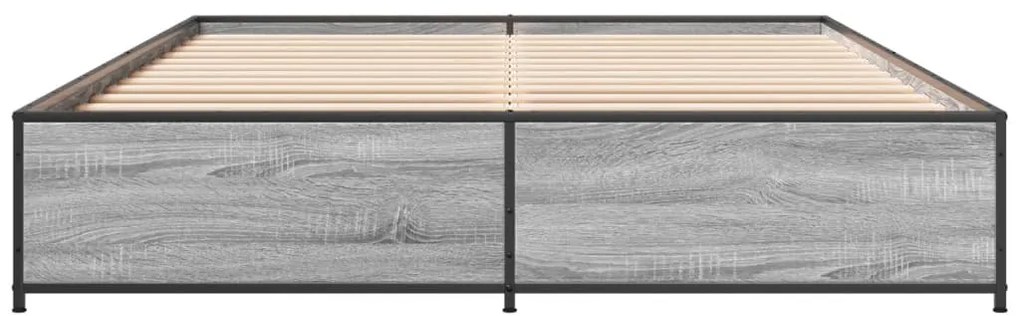 Estrutura de cama 120x190 cm derivados madeira/metal