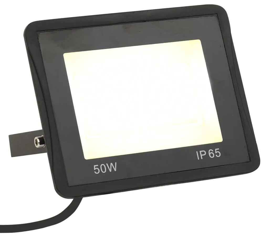 Projetores c/ iluminação LED 2 pcs 50 W branco quente