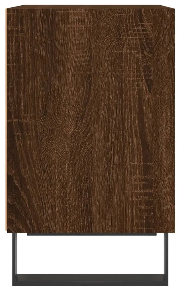 Mesas cabeceira 2pcs 40x30x50cm deriv.madeira carvalho castanho