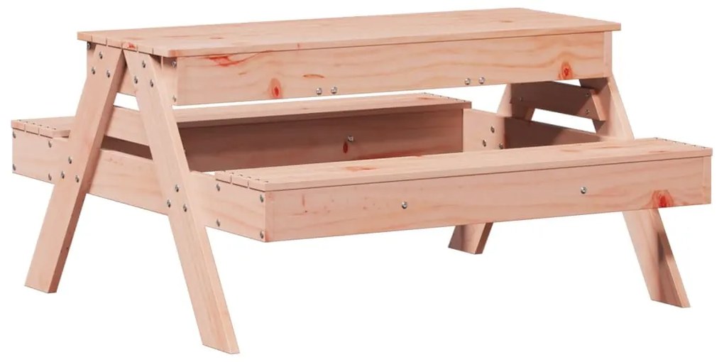 Mesa piquenique c/ caixa de areia infantil madeira de douglas