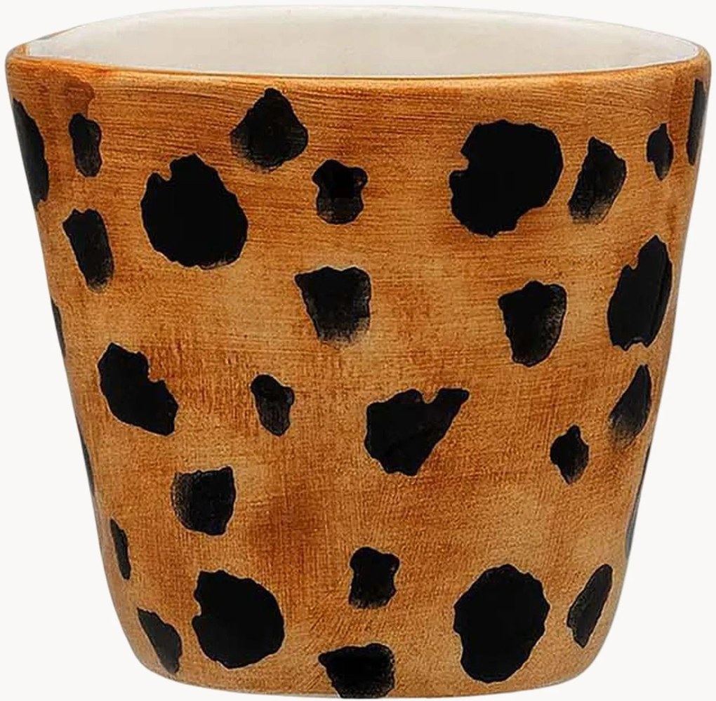 Chávena de café expresso em cerâmica Leopard