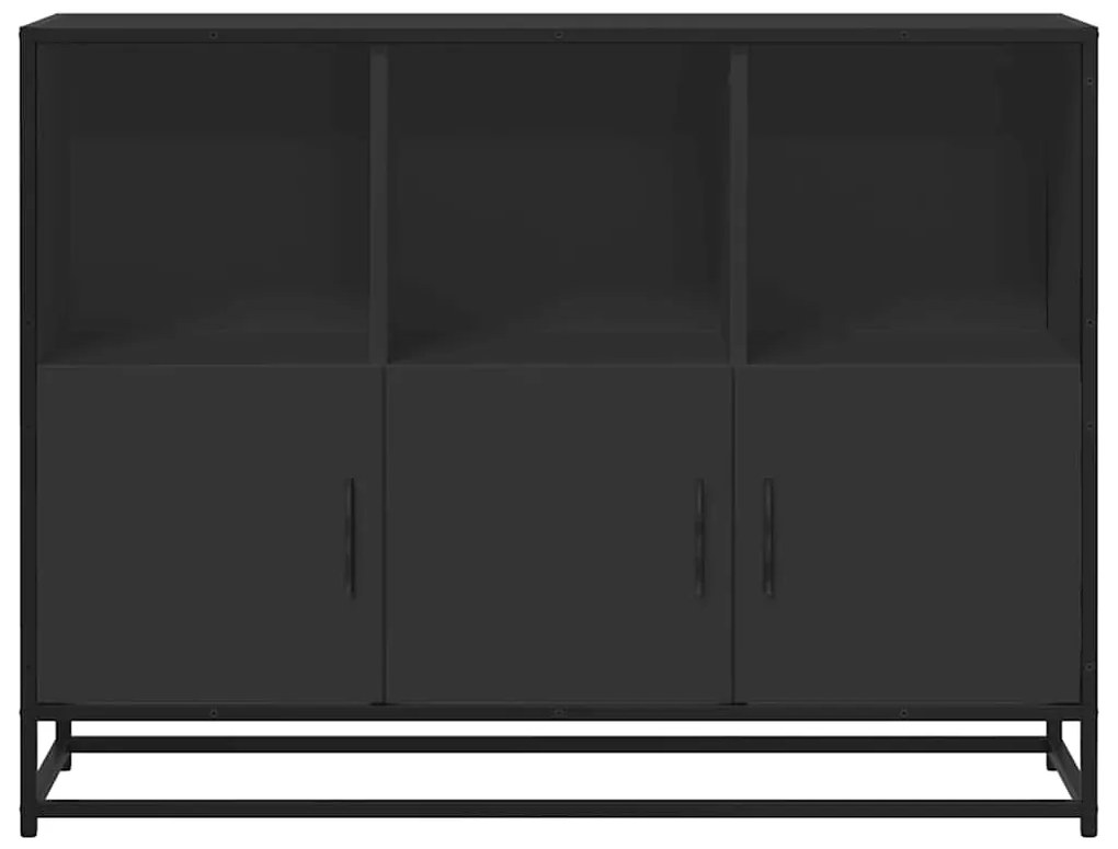 Aparador 100x35x76 cm derivados de madeira preto