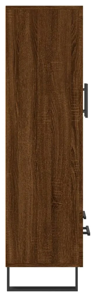 Armário alto derivados madeira 69,5x31x115 cm carvalho castanho