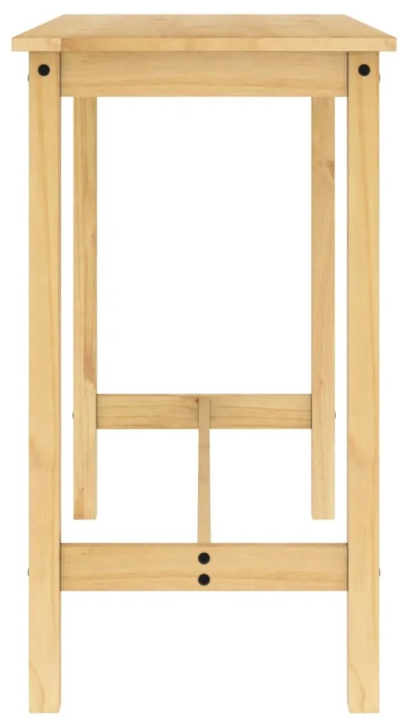 5 pcs conjunto de bar pinho maciço