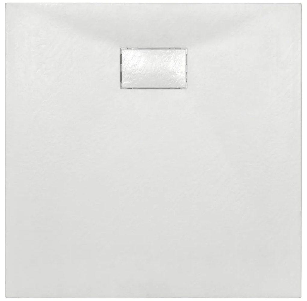 Base de chuveiro SMC branco 80x80 cm