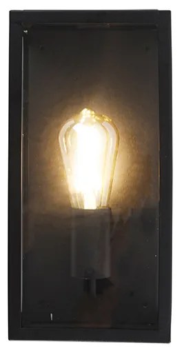 LED Candeeiro de parede exterior inteligente preto com WiFi ST64 IP44 - Rotterdam Moderno