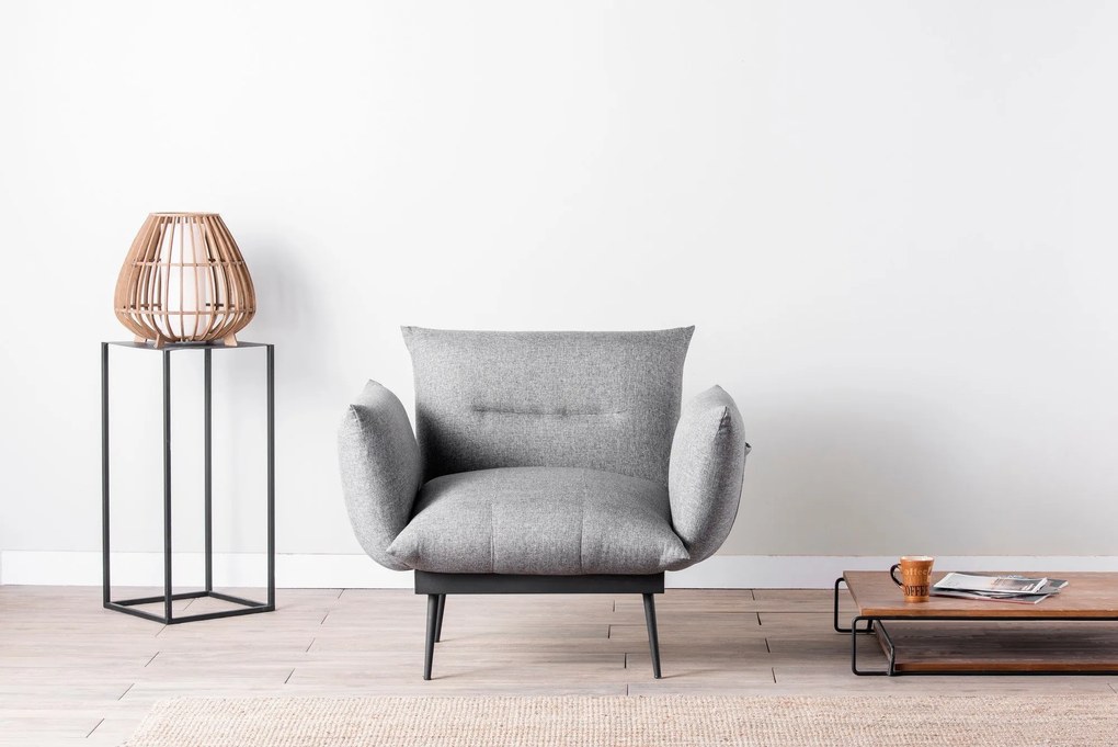 Conjunto de Mobiliário de Sala de Estar Milan – Nogueira/Preto – TV St