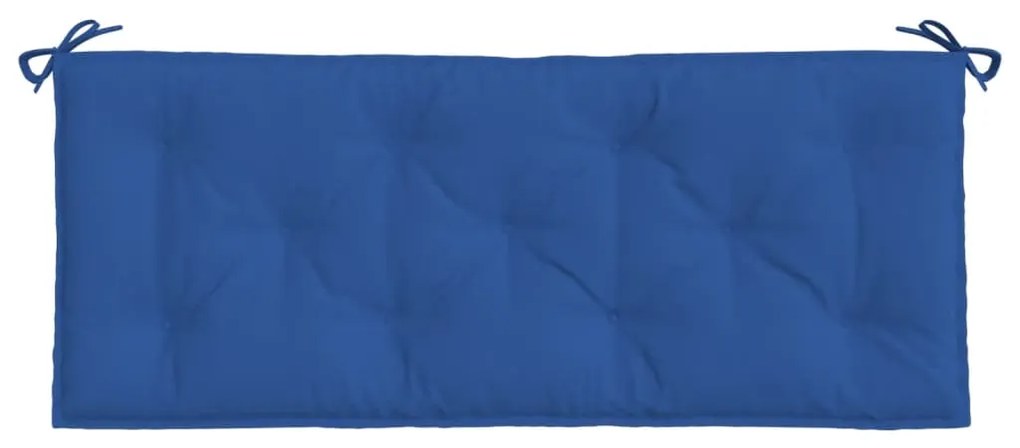 Almofadão p/ banco de jardim 120x50x7 cm tecido oxford azul