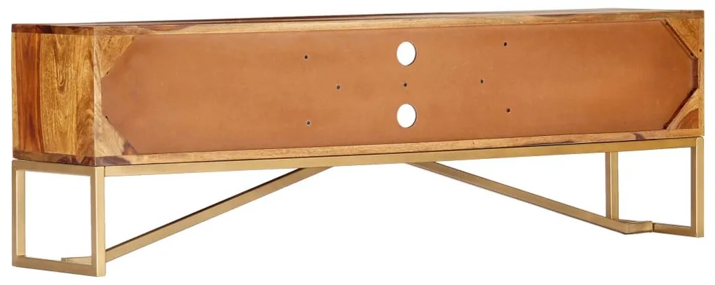 Móvel de TV 140x30x45 cm madeira de acácia maciça