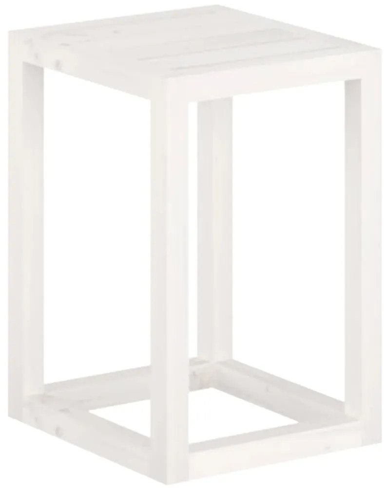 3 pcs conjunto de suporte plantas pinho maciço branco