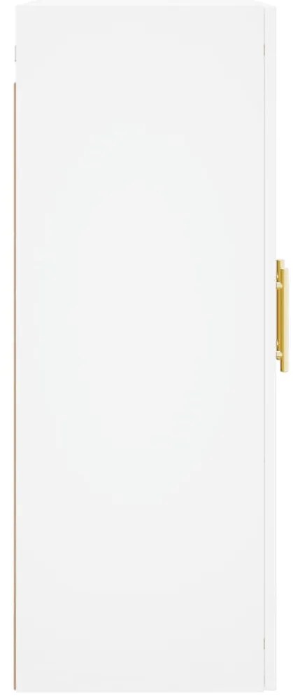 Móveis de parede 2 pcs derivados de madeira branco