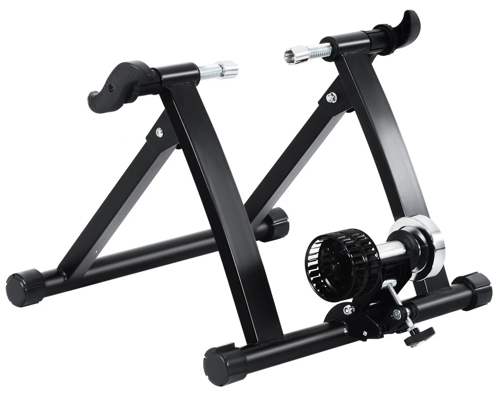 HomCom Rolo de Treino para Bicicleta em espaços interiores Ciclotreinador de Ciclismo de Cor Preto | Aosom Portugal