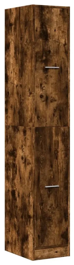 Armário boticário 30x41x174,5cm deriv. madeira carvalho fumado