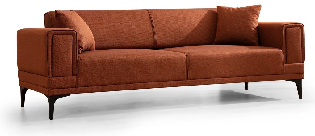 **** Sofá-Cama 3 Lugares Horizon – Vermelho Telha – 230x95x77 cm
**