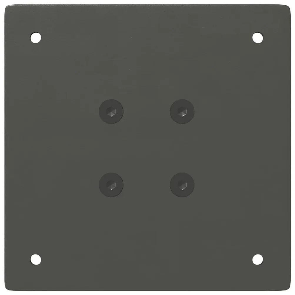 Pés para mesa de bar 4 peças antracite 110-112 cm aço