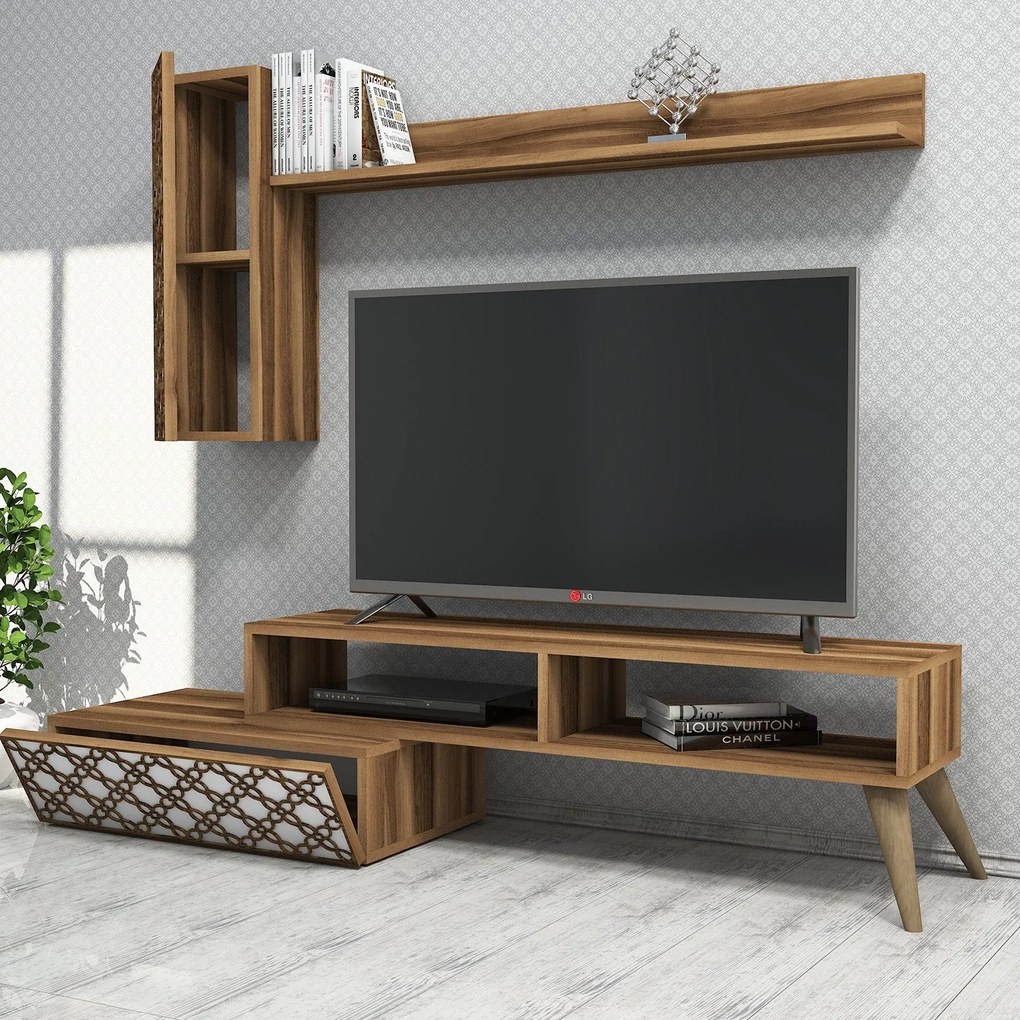 Unidade TV Planet – Nogueira Branca – 150x37,8x37,2 cm