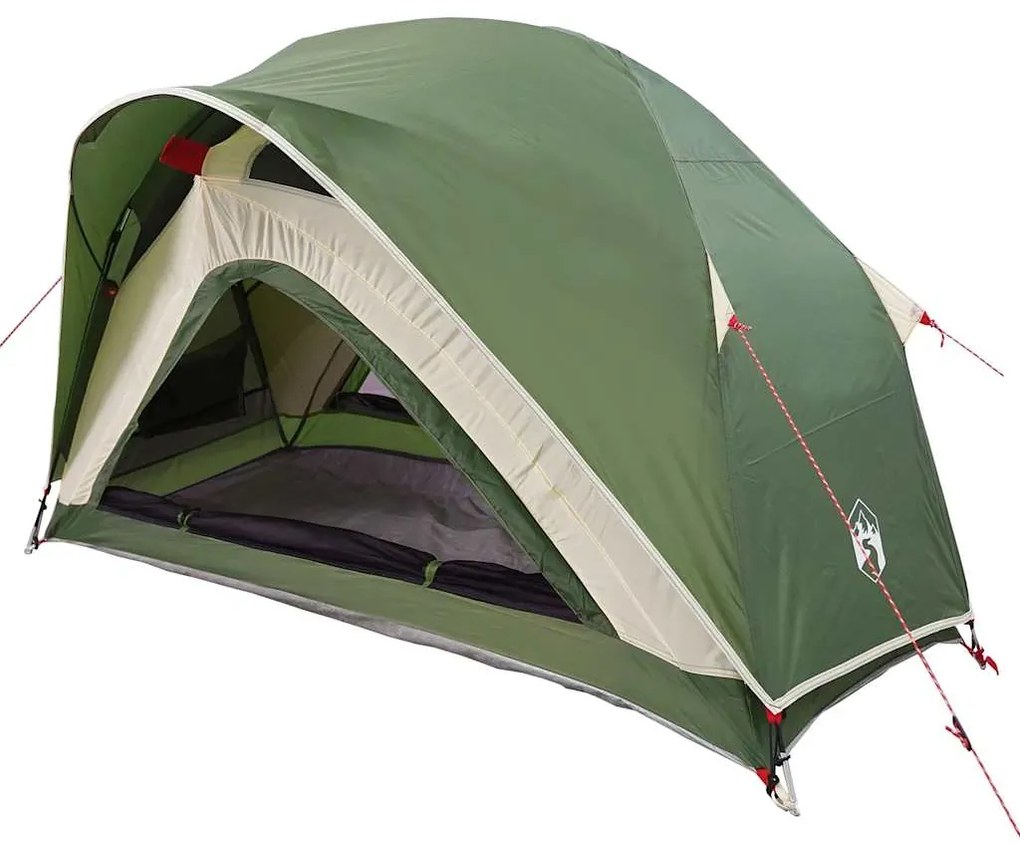 Tenda de campismo para 1 pessoa impermeável verde