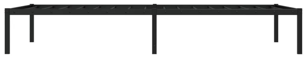 Estrutura de cama 100x200 cm metal preto