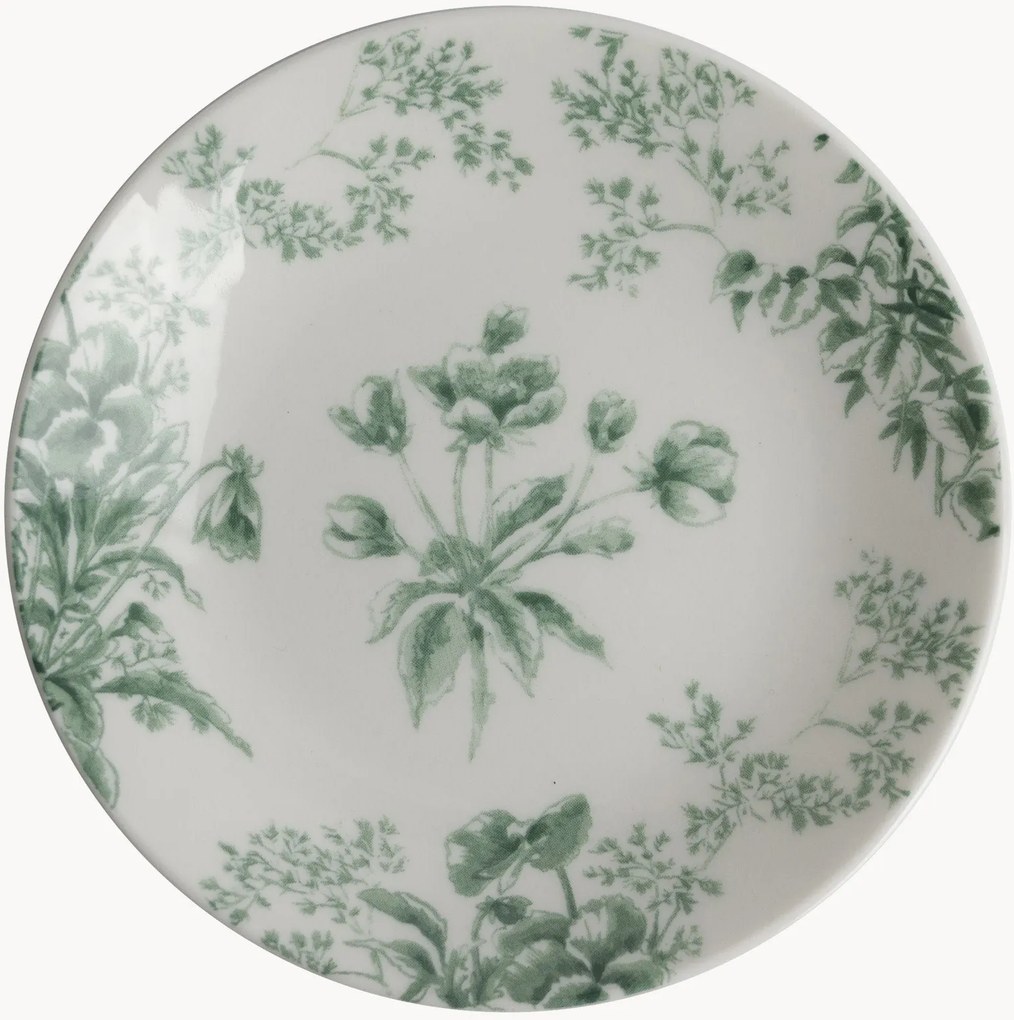 Pratos de sobremesa em porcelana Thurston Bloom, conjunto de 6