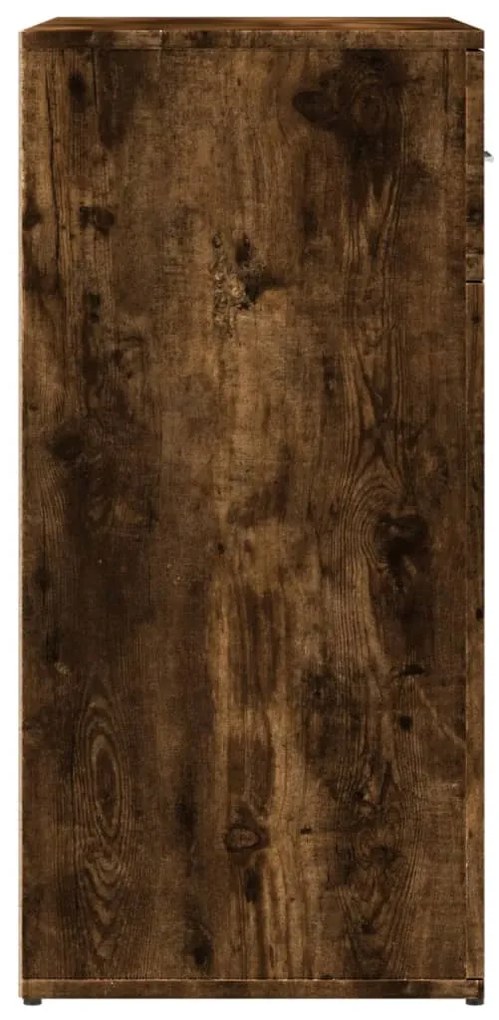 Aparadores 2 pcs 79x38x80 cm derivados madeira carvalho fumado