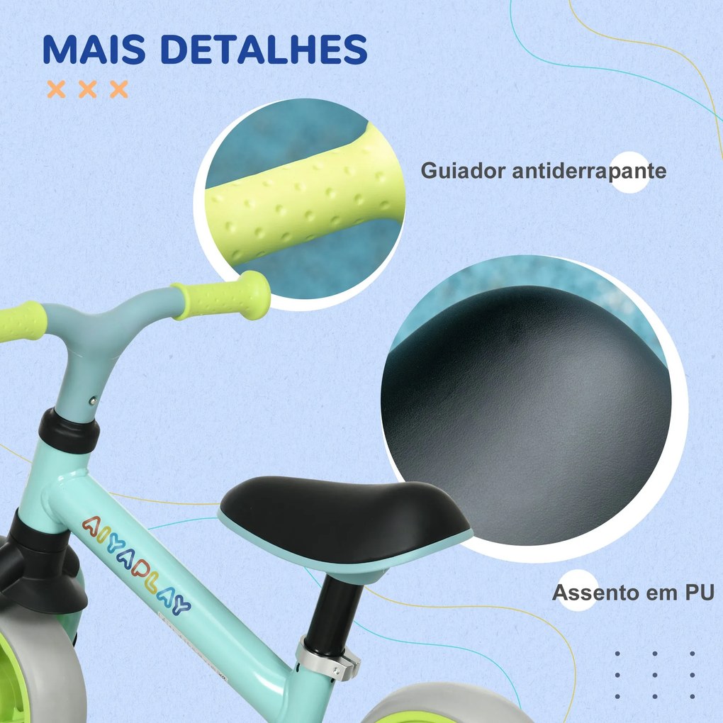 AIYAPLAY Bicicleta sem Pedais para Crianças de 18-48 Meses Bicicleta d