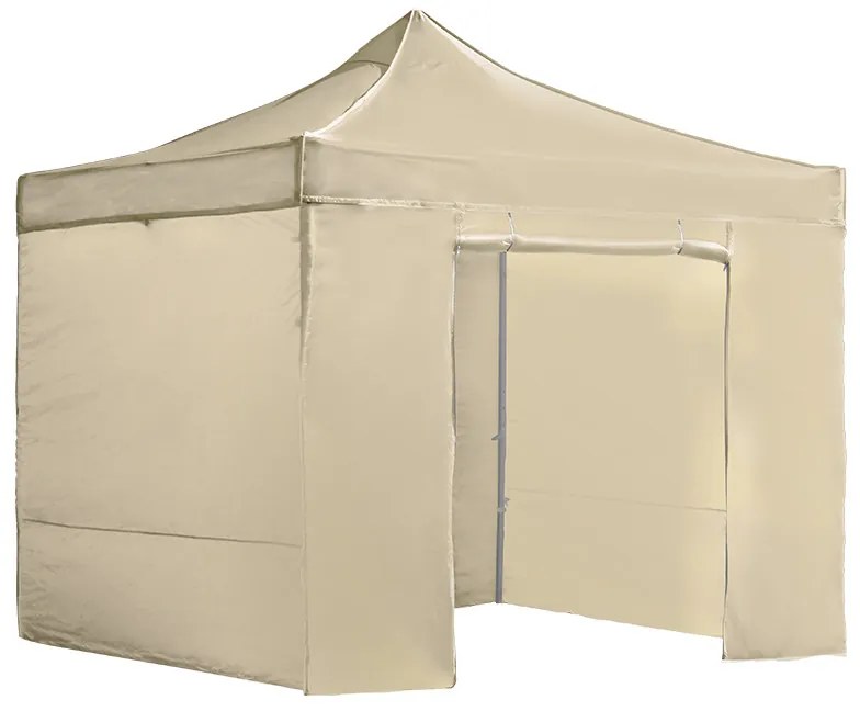 Tenda Jardim Para Festas, Feiras, Eventos 3x3 Line (Kit Completo) Creme