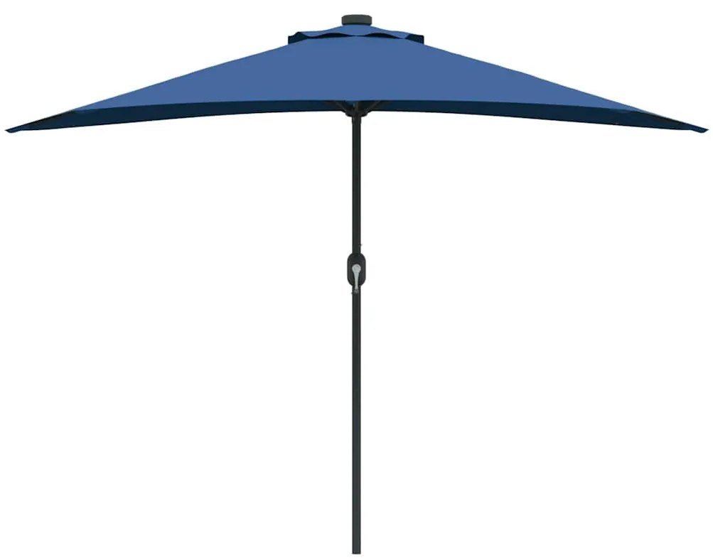 Guarda-sol de Jardim Azul Azur 294 x 150 x 224 cm tecido