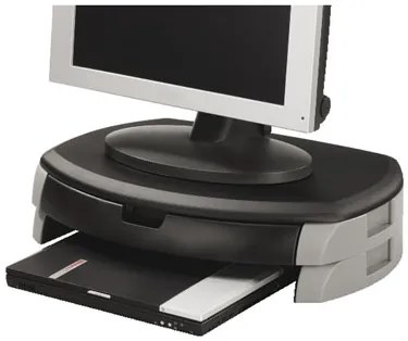 Suporte Q-Connect para Monitor Lcd Ate 20'' com Caixa Ampla com Diferentes Compartimentos
