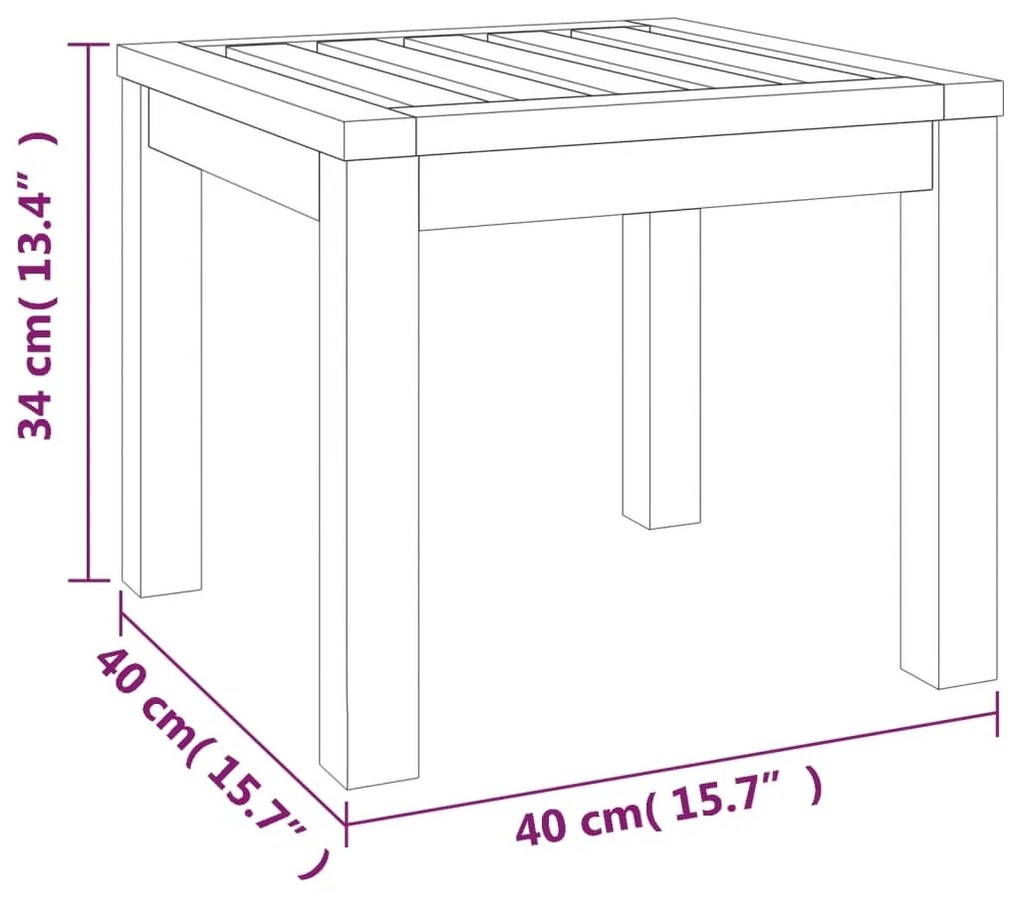 9 pcs conjunto de jantar p/ jardim c/ almofadões acácia maciça