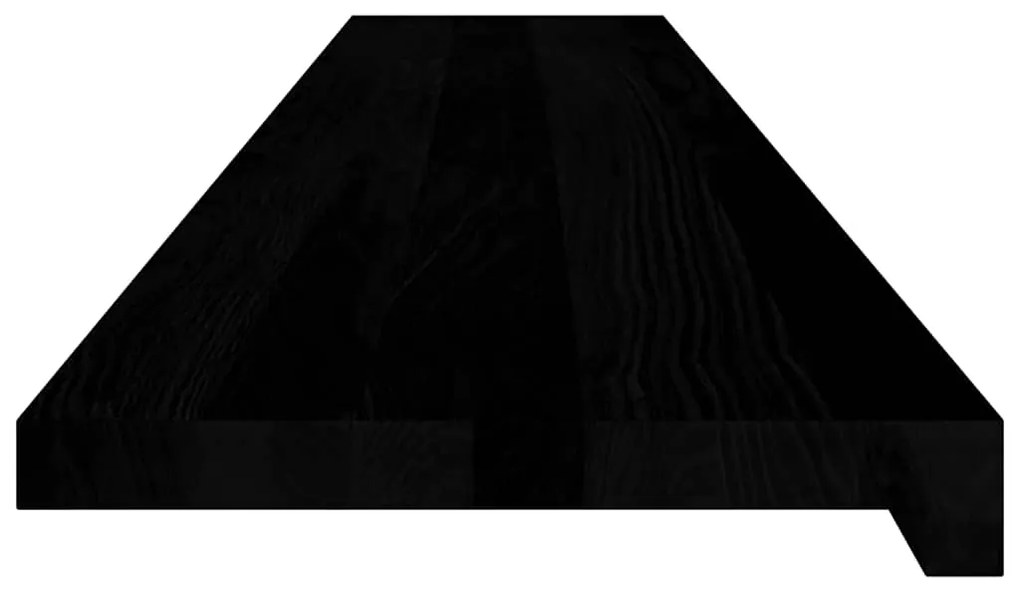 Soleiras da janela 2 pcs 140x25x2 cm carvalho castanho-escuro